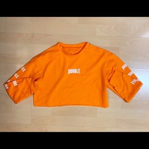 Cropped Long Sleeve atop